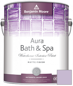 Краска Benjamin Moore Aura Bath & Spa Interior Paint Matte Finish (532) цвет 1389 Wishing Well