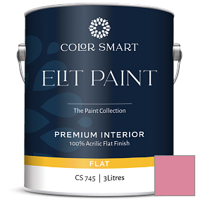 Краска COLOR SMART CS 745 ELIT PAINT глубокоматовая моющаяся краска цвет 2087-40 Autumn Red