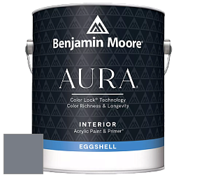 Benjamin Moore Aura 524 Waterborne Interior Eggshell Finish краска цвет 2119-40 Silver Streak