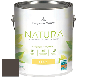 Benjamin Moore 512 Natura Interior Flat Finish матовая краска цвет 2114-10 Bittersweet Chocolate