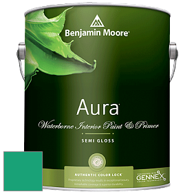Benjamin Moore Aura 528 Waterborne Interior Semi-gloss Finish краска цвет 2044-30 St. Patrick