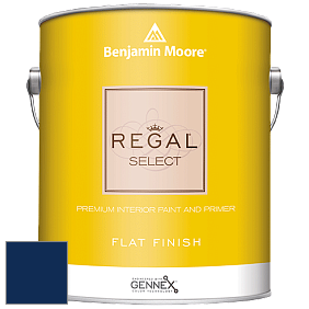 Benjamin Moore 547 Regal Select Waterborne Interior Flat Finish краска цвет RAL 5026 