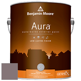 Benjamin Moore Aura 634 Waterborne Exterior Low Lustre Finish краска цвет 2113-40 Cinnamon Slate