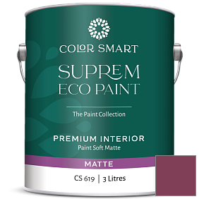 Краска COLOR SMART CS 619 SUPREM ECO PAINT матовая краска цвет 2076-10 Crushed Velvet