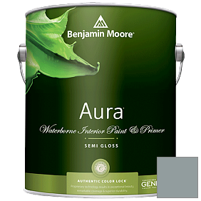 Краска Aura Waterborne Interior Semi-gloss Finish (528) цвет 2122-30 Cloudy Sky