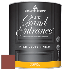 Benjamin Moore Aura 148 Grand Entrance High Gloss эмаль цвет 2090-10 Grand Canyon Red