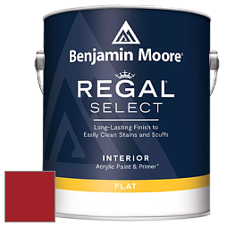 Benjamin Moore 547 Regal Select Waterborne Interior Flat Finish краска цвет RAL 3001 