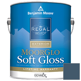 Краска Regal Select Exterior Paint-Moor GloSoft Gloss Finish (W096) цвет 1680 Hudson Bay