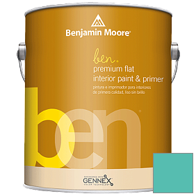 Краска Ben Premium Interior Latex Flat (W625) цвет 2048-40 Poolside Blue