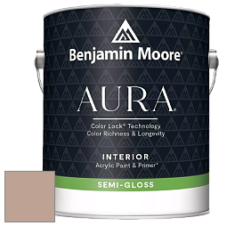 Benjamin Moore Aura 528 Waterborne Interior Semi-gloss Finish краска цвет AF-185 