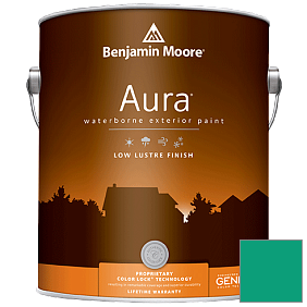 Краска Aura Waterborne Exterior Low Lustre Finish (634) цвет 2046-30 Cayman Lagoon