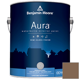 Краска Aura Waterborne Exterior Semi-Gloss Finish (632) цвет 1127 Sedona Brown