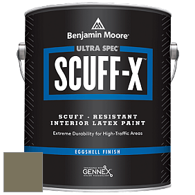 Benjamin Moore 485 Ultra Spec SCUFF-X Interior Eggshell Finish краска цвет 2142-30 Mountain Moss