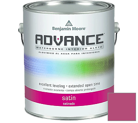Краска Benjamin Moore 792. Advance Interior Paint-Satin эмаль цвет 2079-30 Peony
