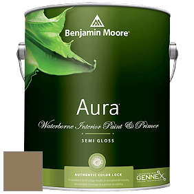 Benjamin Moore Aura 528 Waterborne Interior Semi-gloss Finish краска цвет NCS S 5020-Y 