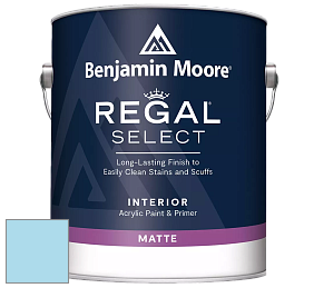 Benjamin Moore 548 IRegal Select Interior Paint - Matte краска цвет 2060-60 Turquoise Haze