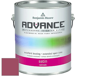 Benjamin Moore 792 Advance Interior Paint-Satin эмаль цвет 2080-30 Cherry Wine