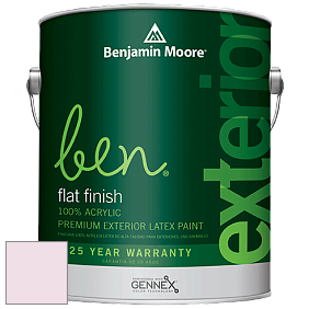 Benjamin Moore Ben 541 Waterborne Exterior Flat Finish краска цвет 2083-70 Baby Dreams