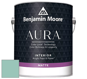 Benjamin Moore Aura 522 Interior Paint - Matte краска цвет 2040-50 Hazy Blue
