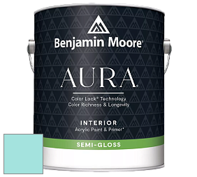 Benjamin Moore Aura 528 Waterborne Interior Semi-gloss Finish краска цвет NCS S 0530-B50G 