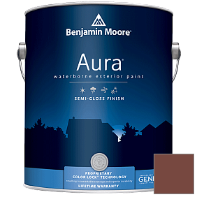 Краска Aura Waterborne Exterior Semi-Gloss Finish (632) цвет 2092-10 Clydesdale Brown