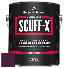 Benjamin Moore 486 Ultra Spec SCUFF-X Interior Satin Finish краска цвет RAL 4007 