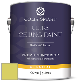 COLOR SMART CS 758 ULTRA CEILING PAINT ультраматовая краска цвет 2027-40 Grape Green