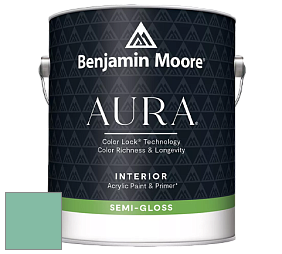 Benjamin Moore Aura 528 Waterborne Interior Semi-gloss Finish краска цвет NCS S 2030-B90G 