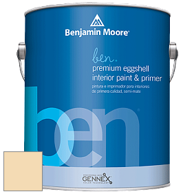Benjamin Moore Ben W626 Premium Interior Latex Eggshell краска цвет 198 Cornsilk