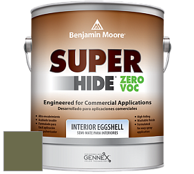 Benjamin Moore 357 Super Hide Zero Voc Interior Eggshell краска цвет 2144-10 Guacamole