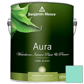Краска Aura Waterborne Interior Semi-gloss Finish (528) цвет 2045-50 Green Coral