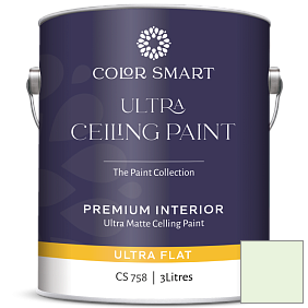 Краска COLOR SMART CS 758 ULTRA CEILING PAINT ультраматовая краска цвет 2032-70 Lime Sorbet