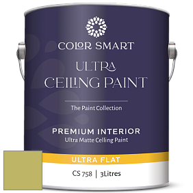 COLOR SMART CS 758 ULTRA CEILING PAINT ультраматовая краска цвет NCS S 2040-G70Y 