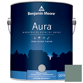 Краска Benjamin Moore Aura 632 Waterborne Exterior Semi-Gloss Finish краска цвет 706 Cedar Mountains