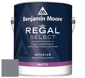 Benjamin Moore 548 IRegal Select Interior Paint - Matte краска цвет 2133-40 Dior Gray
