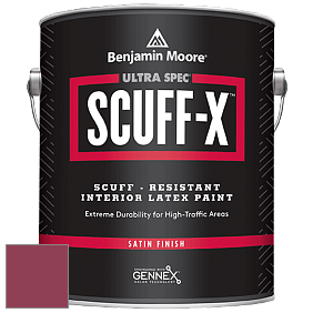 Benjamin Moore 486 Ultra Spec SCUFF-X Interior Satin Finish краска цвет 2078-10 Roseate