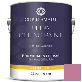 Краска COLOR SMART CS 758 ULTRA CEILING PAINT ультраматовая краска цвет 2085-40 Taste of Berry