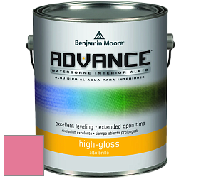 Benjamin Moore 794 Advance Interior Paint-High Gloss глянцевая алкидная эмаль цвет 2001-40 Pink Popsicle
