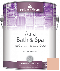 Краска Benjamin Moore Aura Bath & Spa Interior Paint Matte Finish (532) цвет 060 Fresh Peach