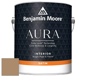 Benjamin Moore Aura 526 Waterborne Interior Satin Finish покрытие цвет 1041 Scarecrow