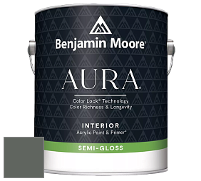 Benjamin Moore Aura 528 Waterborne Interior Semi-gloss Finish краска цвет NCS S 7005-G20Y 
