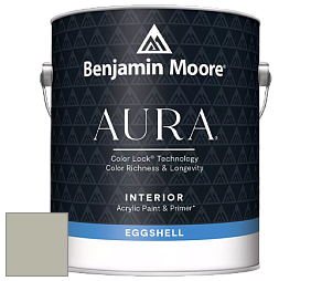 Benjamin Moore Aura 524 Waterborne Interior Eggshell Finish краска цвет 1495 October Mist