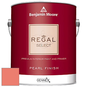 Benjamin Moore 550 Regal Select Waterborne Interior Pearl Finish краска цвет 005 Tucson Coral