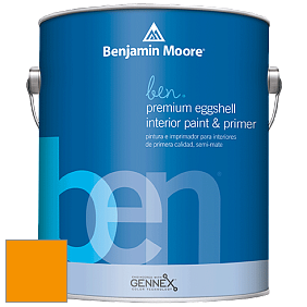 Benjamin Moore Ben W626 Premium Interior Latex Eggshell краска цвет 2018-10 Orange Sky