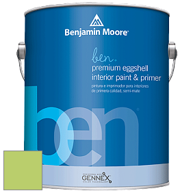Benjamin Moore Ben W626 Premium Interior Latex Eggshell краска цвет 418 Willow Springs Green