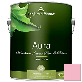 Краска Aura Waterborne Interior Semi-gloss Finish (528) цвет 1325 Pure Pink