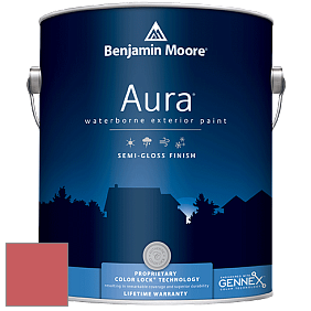 Benjamin Moore Aura 632 Waterborne Exterior Semi-Gloss Finish краска цвет 2008-30 Raspberry Blush