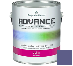 Краска Benjamin Moore 792. Advance Interior Paint-Satin эмаль цвет 1407 Mauve Bauhaus