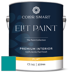 COLOR SMART CS 745 ELIT PAINT глубокоматовая моющаяся краска цвет NCS S 2555-B40G 