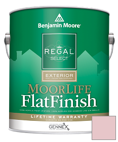 Краска Regal Select Exterior Paint-MoorLife Flat Finish (W105) цвет 1276 Petunia Pink